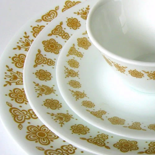 Butterfly Gold cup and saucer — original reference photograph