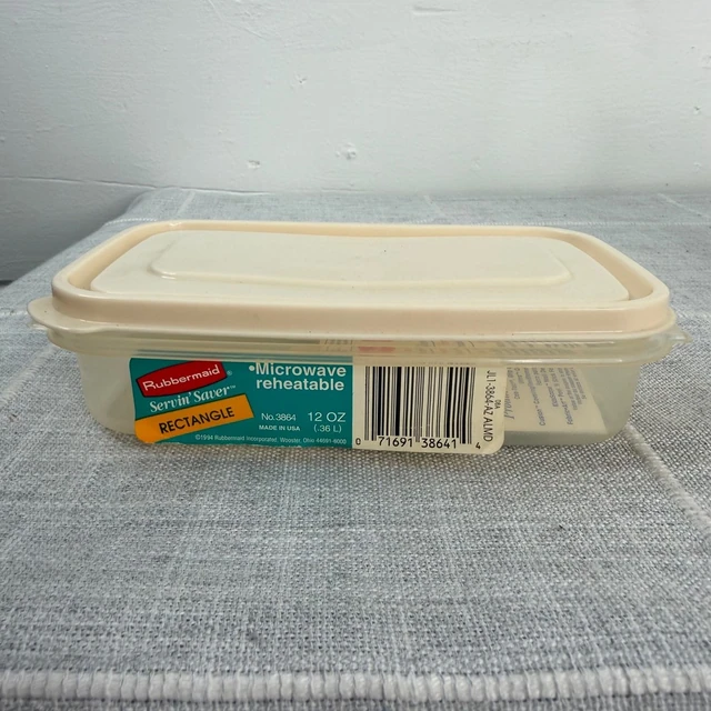 Servin Saver rectangular container — almond beige