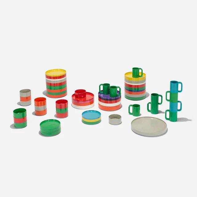Vignelli stacking dinnerware — vintage auction reference