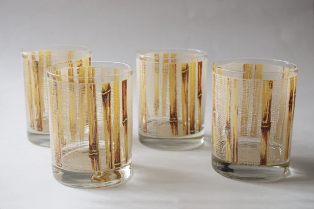 Bamboo 14-ounce double old fashioned glass